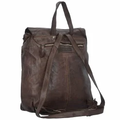 New Harold's Submarine Rucksack Leder 33 cm braun