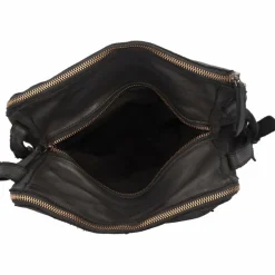 Best Harold's Submarine Schultertasche Leder 25 cm schwarz