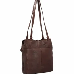 Hot Harold's Submarine Schultertasche Leder 33 cm braun