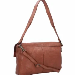 Harold's Schultertaschen<Submarine Schultertasche Leder 24 cm cognac
