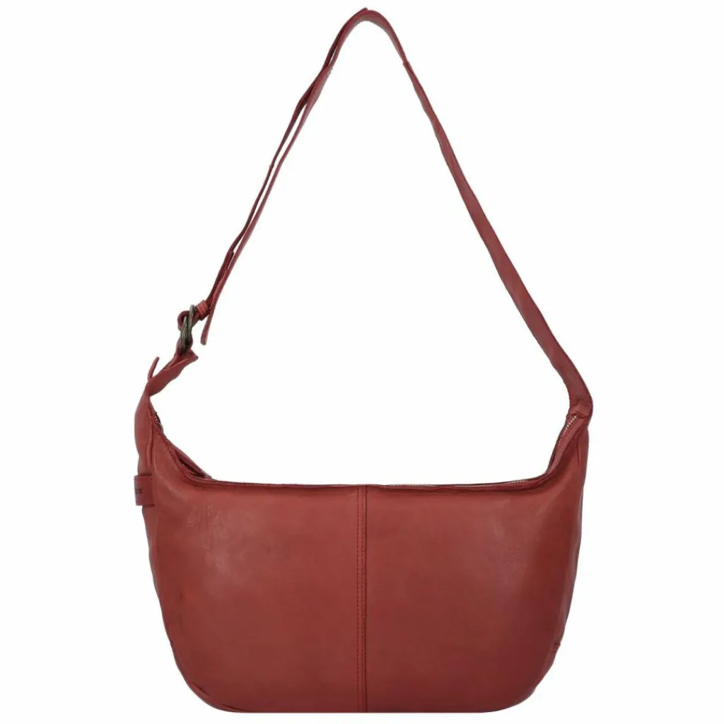 New Harold's Submarine Schultertasche Leder 39 cm rot