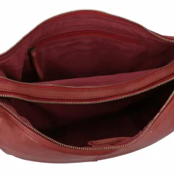 New Harold's Submarine Schultertasche Leder 39 cm rot