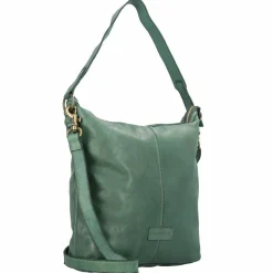 Outlet Harold's Submarine Schultertasche Leder 33 cm grün