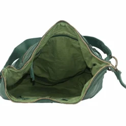 Outlet Harold's Submarine Schultertasche Leder 33 cm grün