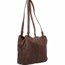 Harold's Henkeltaschen|Schultertaschen<Submarine Schultertasche Leder 31 cm braun