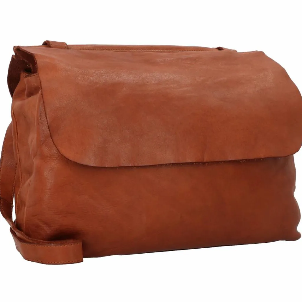 Harold's Henkeltaschen|Schultertaschen<Submarine Schultertasche Leder 45 cm cognac