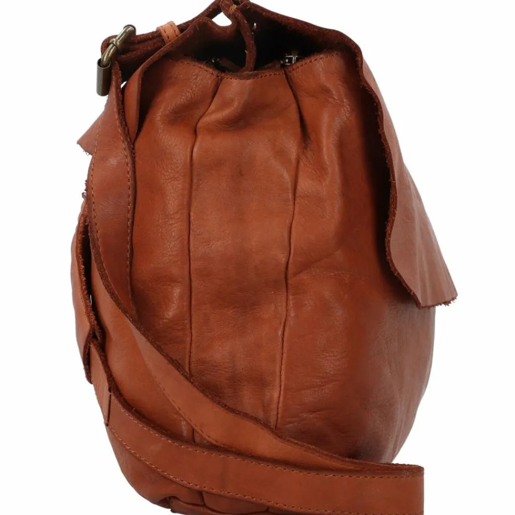 Harold's Henkeltaschen|Schultertaschen<Submarine Schultertasche Leder 45 cm cognac