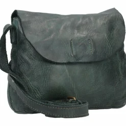 New Harold's Submarine Umhängetasche Leder 21 cm grün