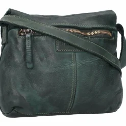 New Harold's Submarine Umhängetasche Leder 21 cm grün