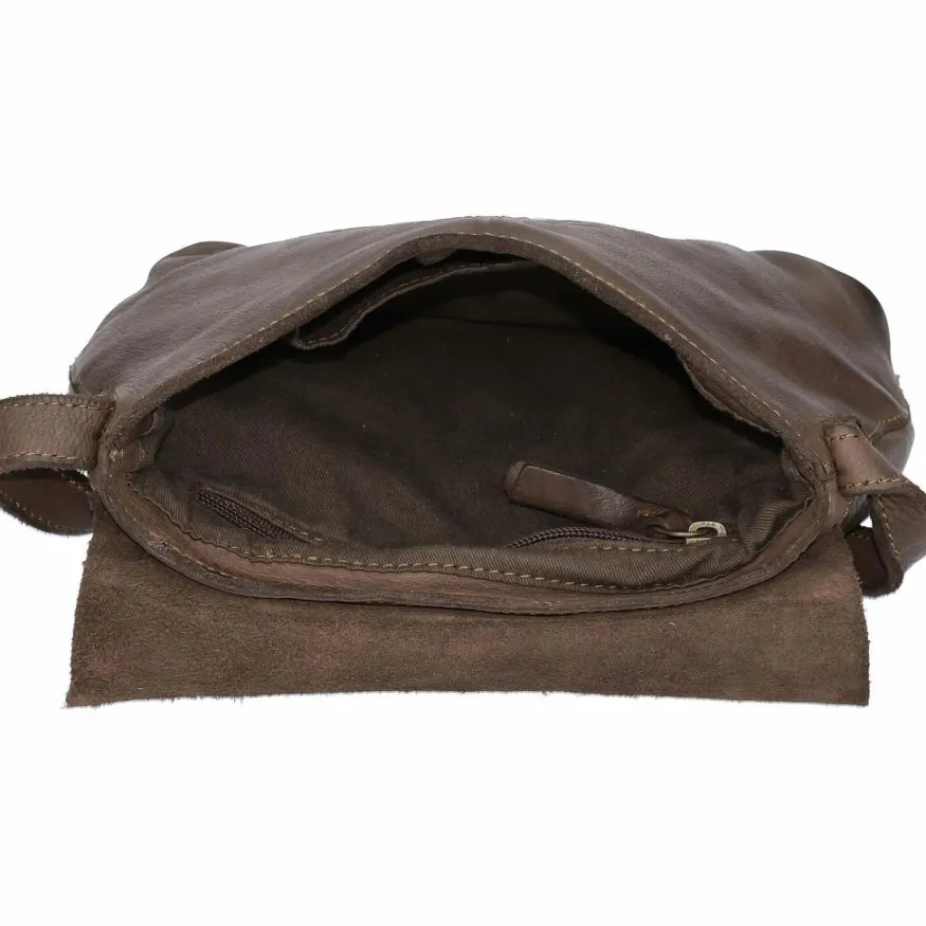 New Harold's Submarine Umhängetasche Leder 21 cm brown