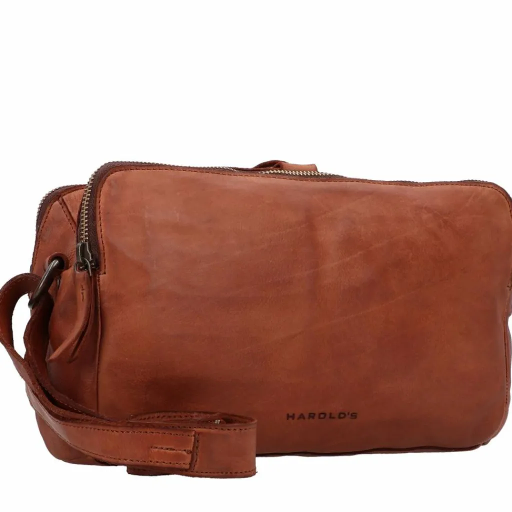 Harold's Umhängetaschen<Submarine Umhängetasche Leder 28 cm cognac
