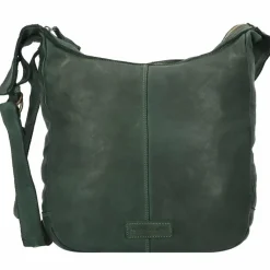 Outlet Harold's Submarine Umhängetasche Leder 31 cm grün