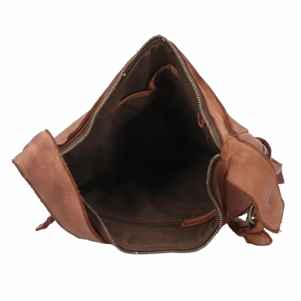 Outlet Harold's Submarine Umhängetasche Leder 31 cm cognac