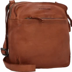 Sale Harold's Submarine Umhängetasche Leder 22 cm cognac