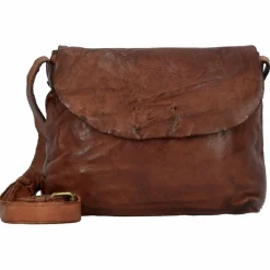 Outlet Harold's Submarine Umhängetasche Leder 21 cm cognac