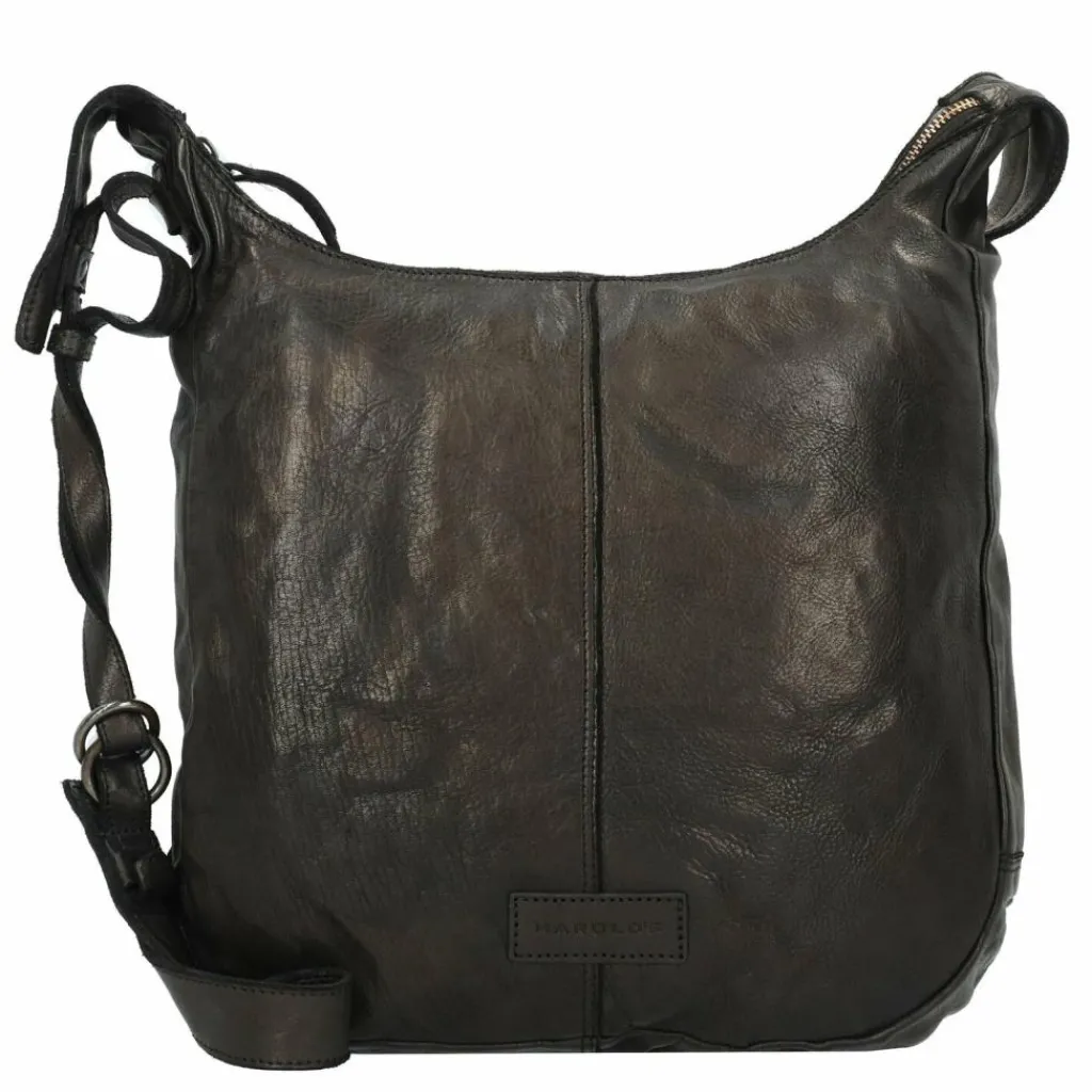 Harold's Umhängetaschen<Submarine Umhängetasche Leder 31 cm schwarz