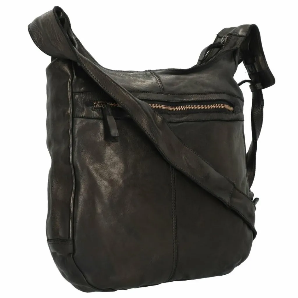 Harold's Umhängetaschen<Submarine Umhängetasche Leder 31 cm schwarz