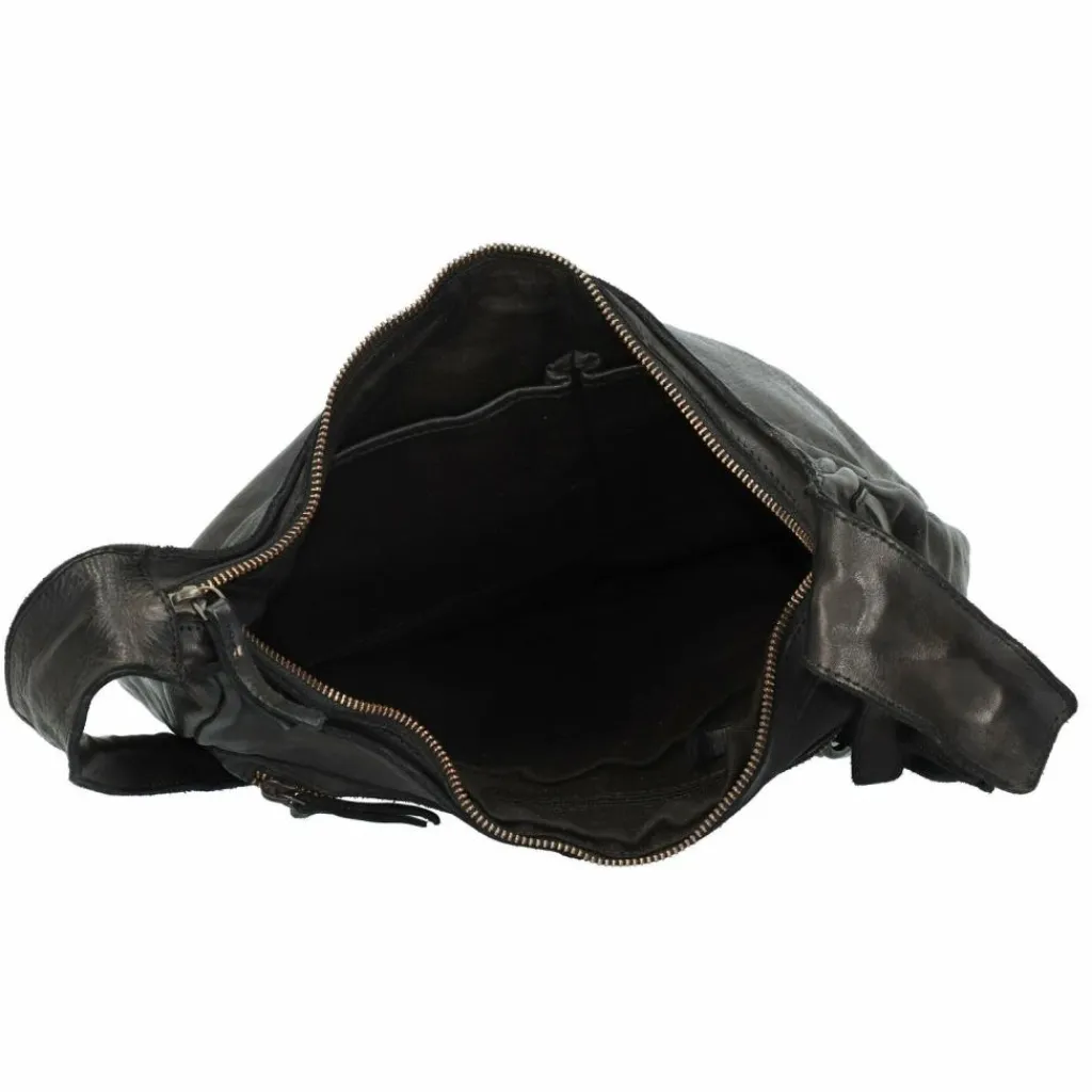 Harold's Umhängetaschen<Submarine Umhängetasche Leder 31 cm schwarz