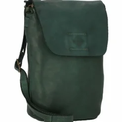 Harold's Umhängetaschen<Submarine Umhängetasche Leder 15 cm grün
