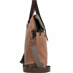 Best Harold's Twister Aktentasche mit Rucksackfunktion Leder 34 cm Laptopfach natur