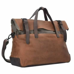 Outlet Harold's Twister Aktentasche Leder 49 cm Laptopfach natur