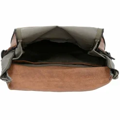 New Harold's Twister Kurier Umhängetasche Leder 26 cm natur