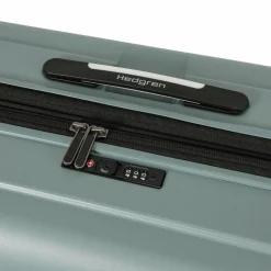Hedgren Hartgepäck|4-Rollen Koffer<Comby Grip L Exp 4 Rollen Trolley L 74 cm mit Dehnfalte grey-green