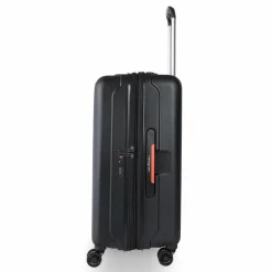 Hedgren Hartgepäck|4-Rollen Koffer<Comby Grip M Exp 4 Rollen Trolley M 65 cm mit Dehnfalte black