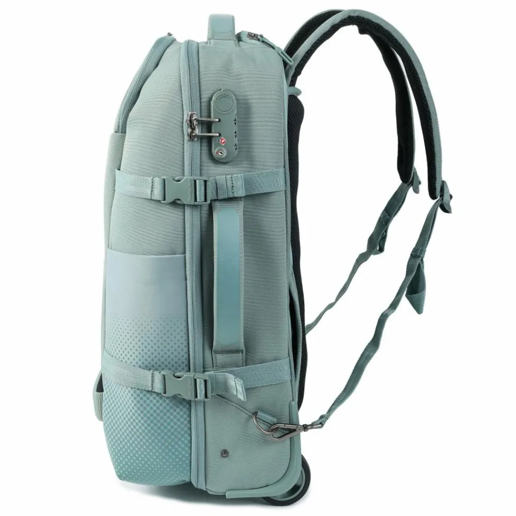 Hedgren Rucksack-Trolleys|Business-Rucksäcke<Comby 2-Rollen Rucksacktrolley RFID 55 cm grey-green