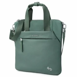 Outlet Hedgren Furo Roku Handtasche RFID Schutz 30 cm Laptopfach duck green