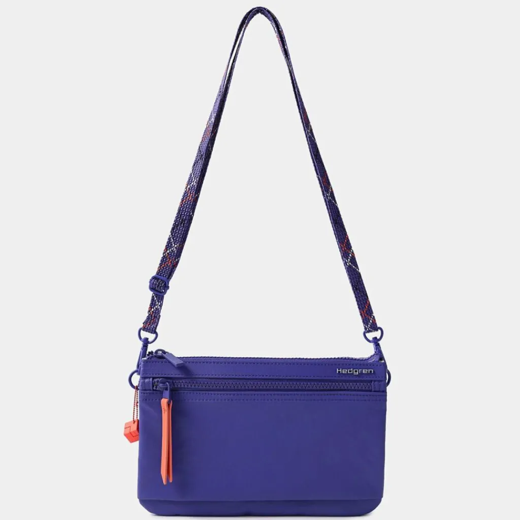 Online Hedgren Inner City Emma Umhängetasche RFID 24 cm creased royal blue