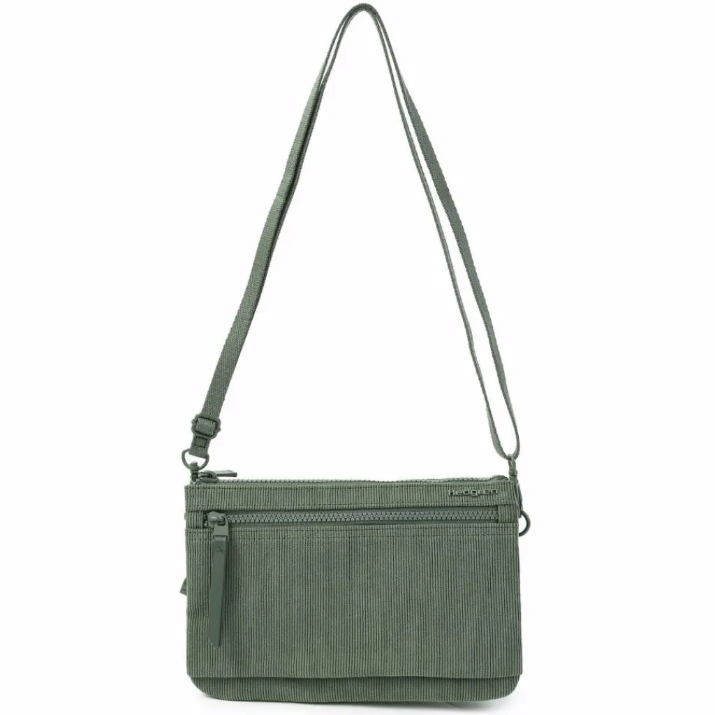 Discount Hedgren Inner City Emma Umhängetasche RFID Schutz 24 cm corduroy duck green