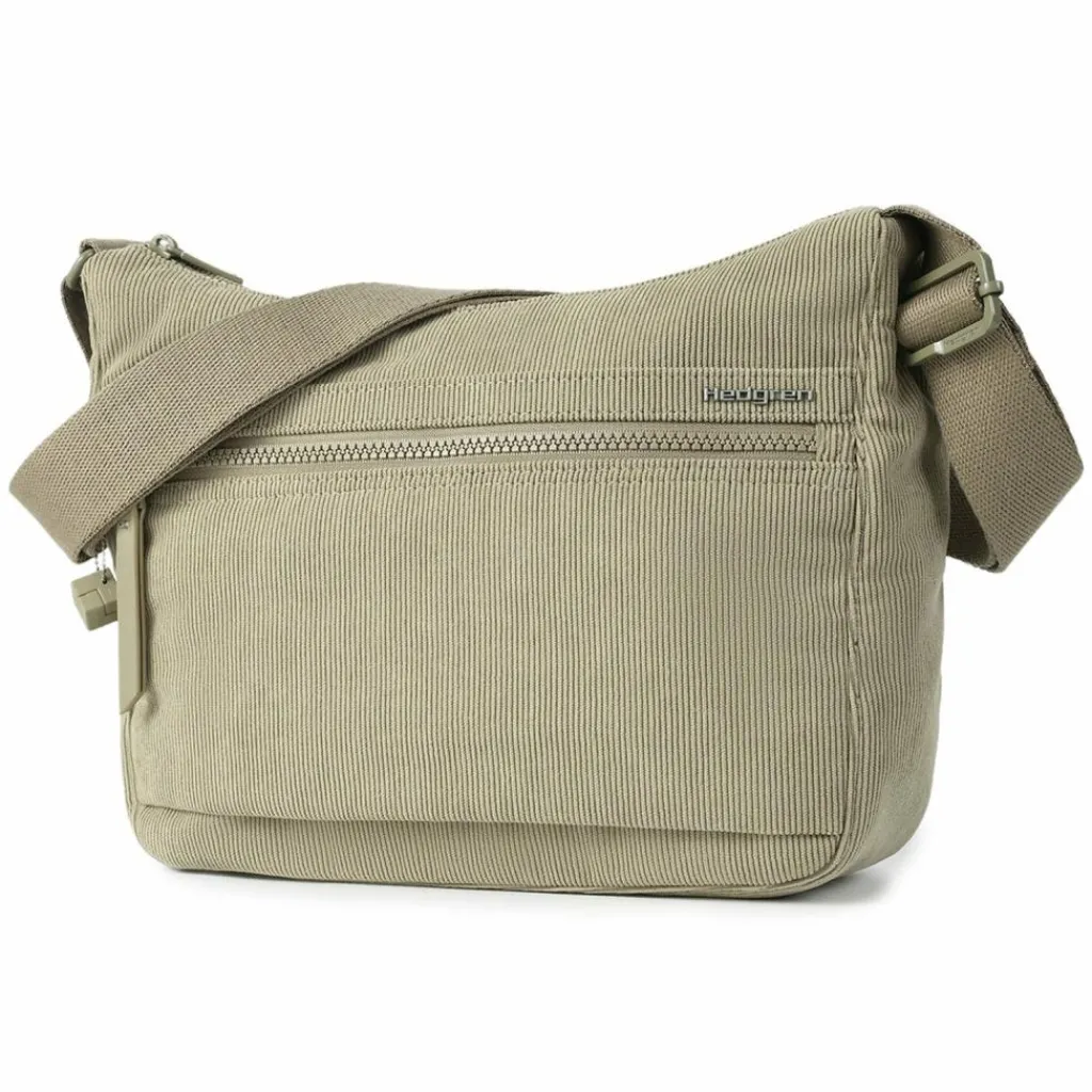 Discount Hedgren Inner CIty Harper's S Umhängetasche RFID Schutz 30.5 cm corduroy string beige
