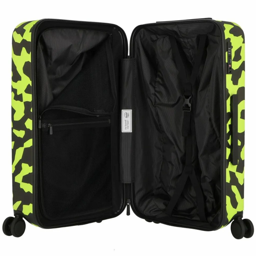 Herschel 4-Rollen Koffer|Hartgepäck<Heritage 4 Rollen Trolley M 69 cm shadow pixel lime punch