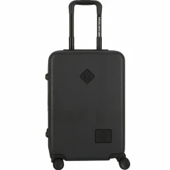 Outlet Herschel Heritage 4 Rollen Kabinentrolley 54 cm mit Dehnfalte black