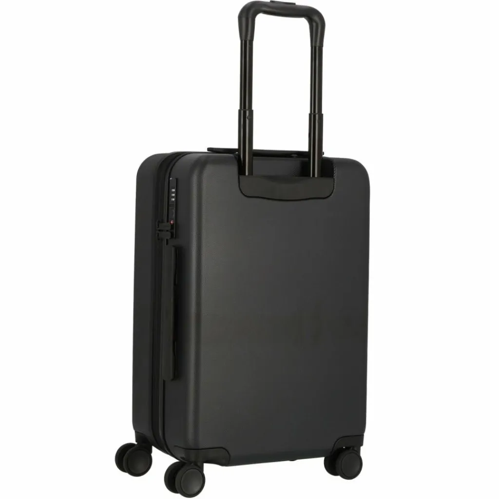 Outlet Herschel Heritage 4 Rollen Kabinentrolley 54 cm mit Dehnfalte black