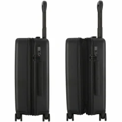 Outlet Herschel Heritage 4 Rollen Kabinentrolley 54 cm mit Dehnfalte black