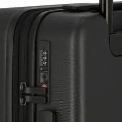 Outlet Herschel Heritage 4 Rollen Kabinentrolley 54 cm mit Dehnfalte black