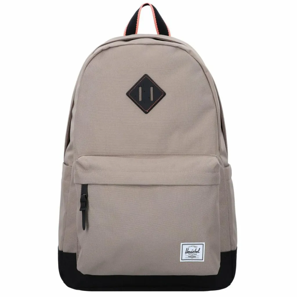 Outlet Herschel Heritage Daypack 45.5 cm Laptopfach taupe gray-black-shell pink
