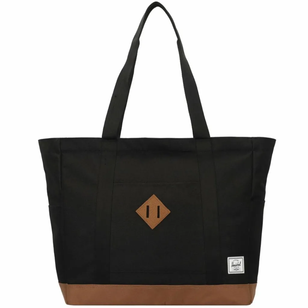Herschel Heritage Shopper Tasche 63.5 cm Laptopfach black-saddle brown