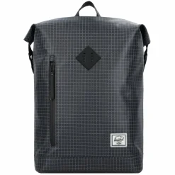 Herschel Rolltop-Rucksäcke|Daypacks<Roll Top Rucksack 46 cm Laptopfach grid - black