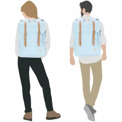 New Herschel Survey Daypack 45 cm Laptopfach blue bell crosshatch