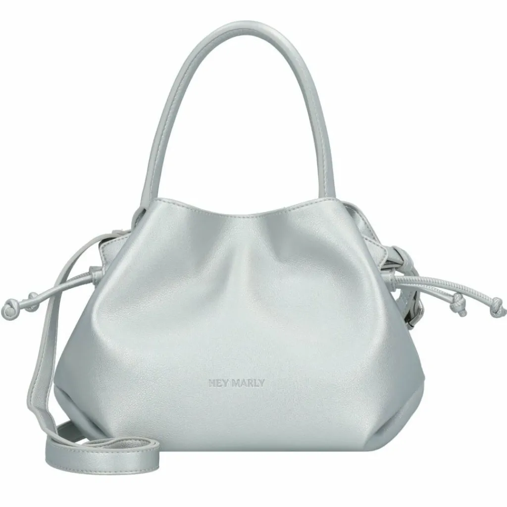 Hey Marly Beuteltaschen|Umhängetaschen<Cool Companion Beuteltasche Leder 28 cm silver