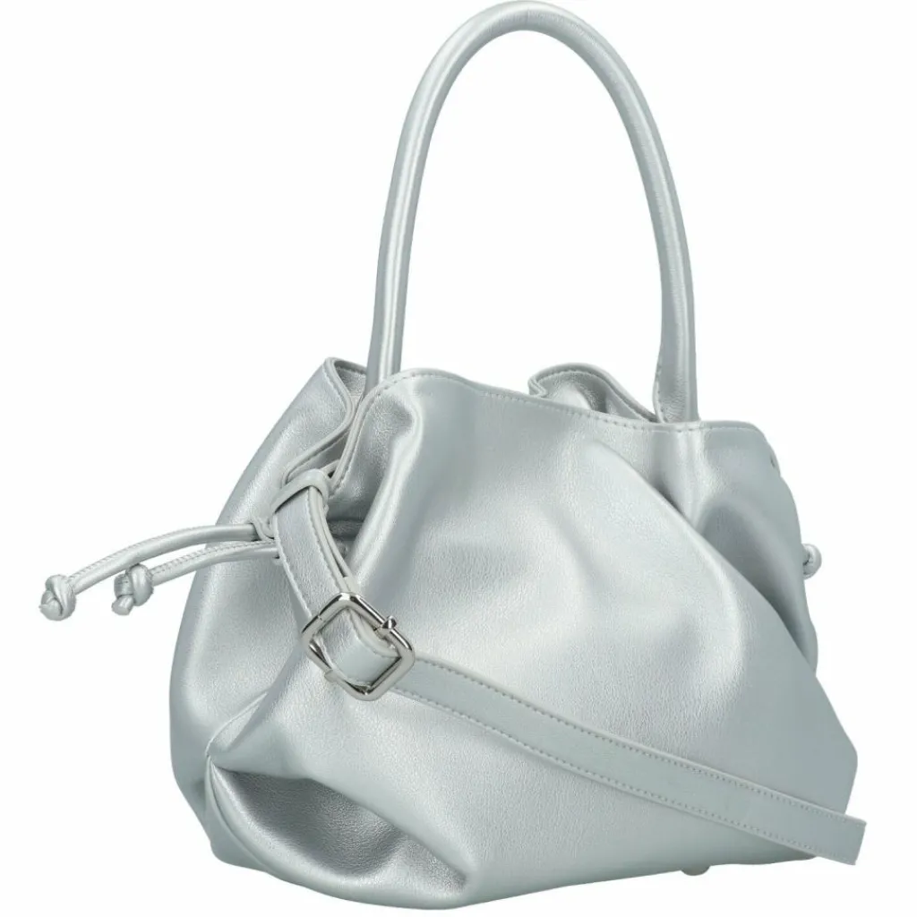 Hey Marly Beuteltaschen|Umhängetaschen<Cool Companion Beuteltasche Leder 28 cm silver