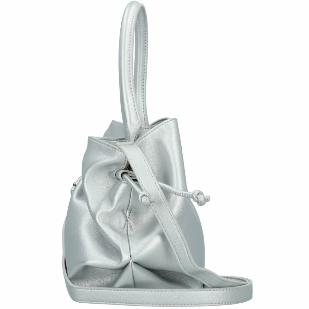 Hey Marly Beuteltaschen|Umhängetaschen<Cool Companion Beuteltasche Leder 28 cm silver