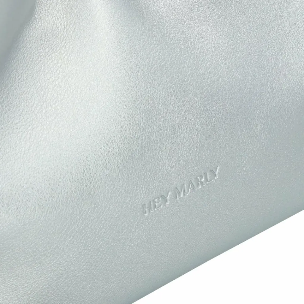 Hey Marly Beuteltaschen|Umhängetaschen<Cool Companion Beuteltasche Leder 28 cm silver