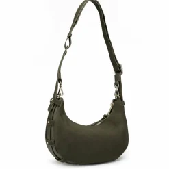 Hey Marly Schultertaschen|Henkeltaschen<Lifetime Sister Suede Schultertasche Leder 25 cm forest