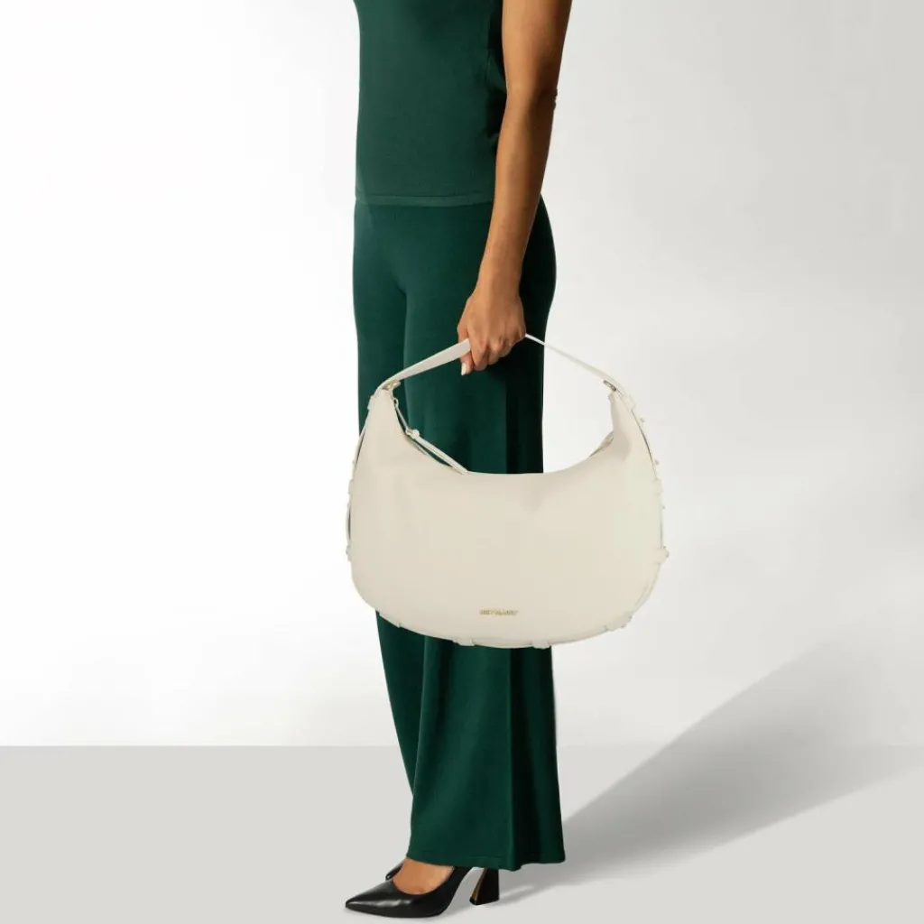 Hey Marly Henkeltaschen|Schultertaschen<Lifetime Sister Schultertasche M Leder 35 cm crema