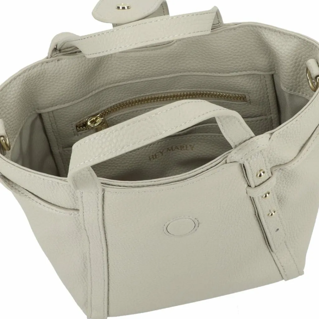 Hey Marly Henkeltaschen<Pretty Wonder Handtasche S Leder 29 cm greige