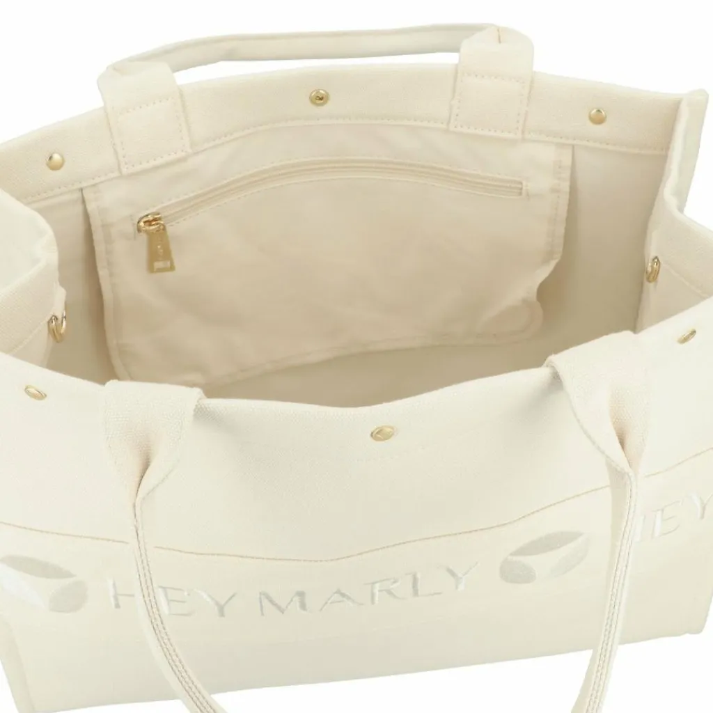 New Hey Marly Signature Bag Shopper Tasche 41 cm crema